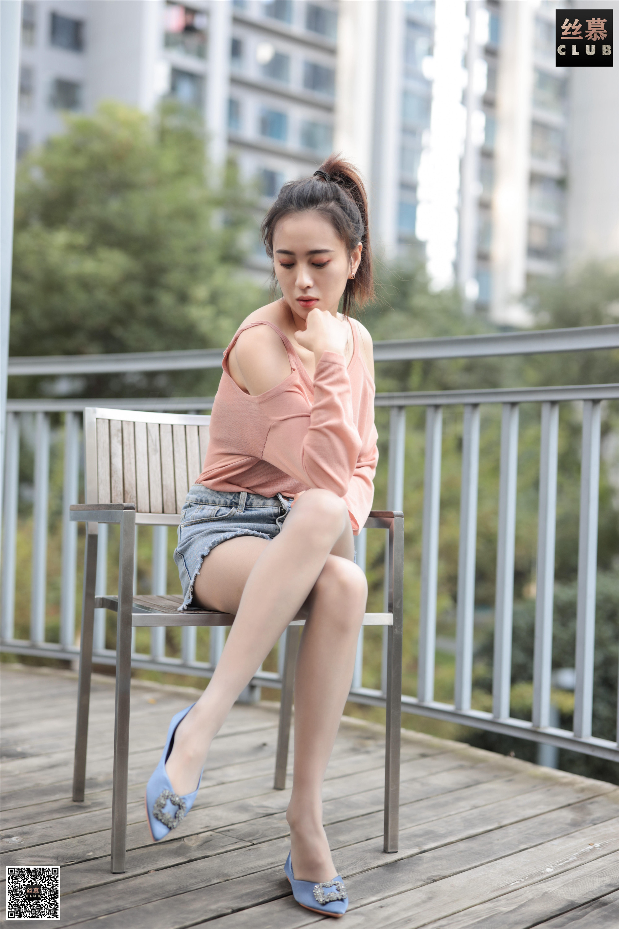 丝慕写真 SM115 新模 阳光下的影子