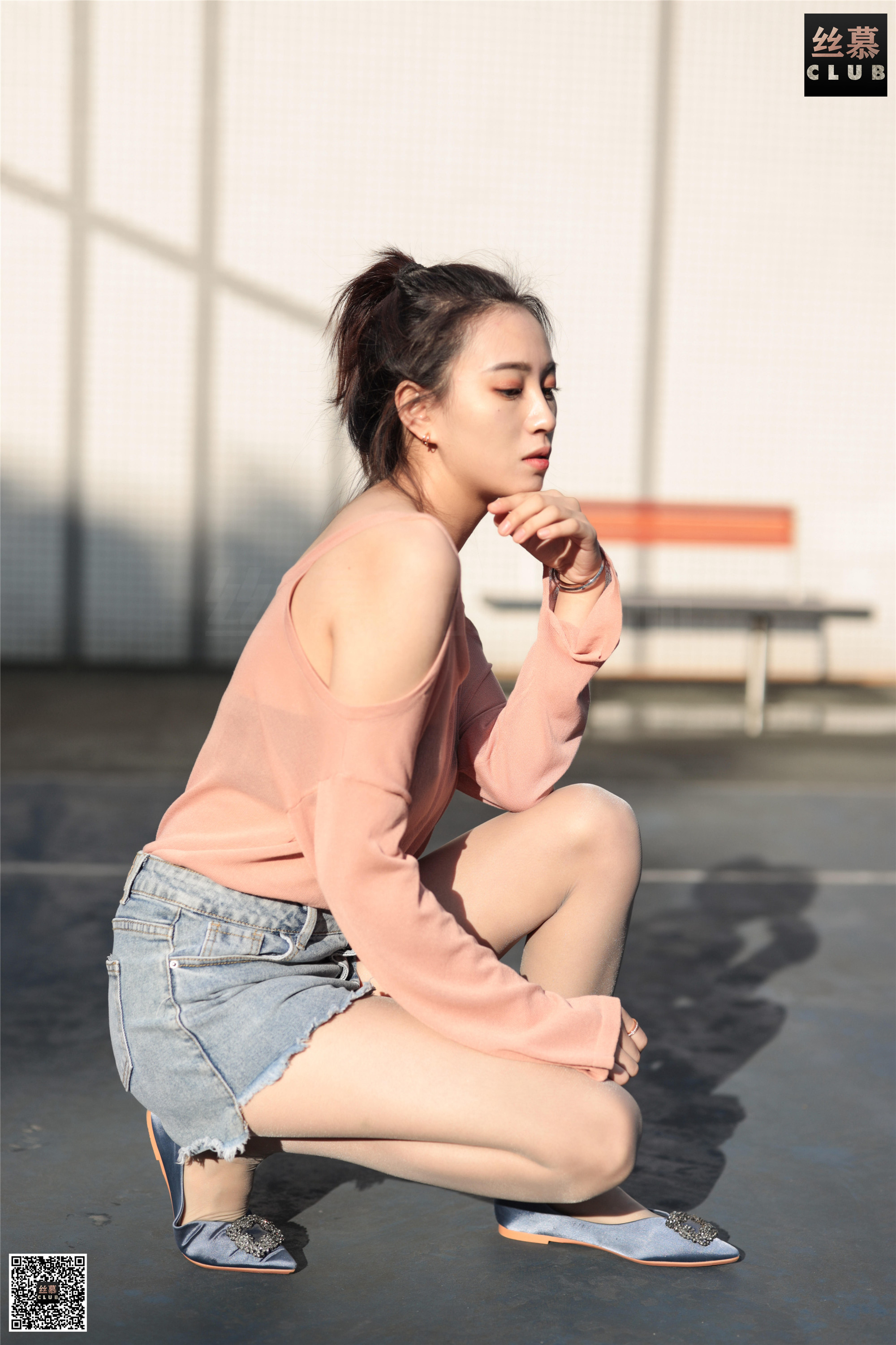 丝慕写真 SM115 新模 阳光下的影子