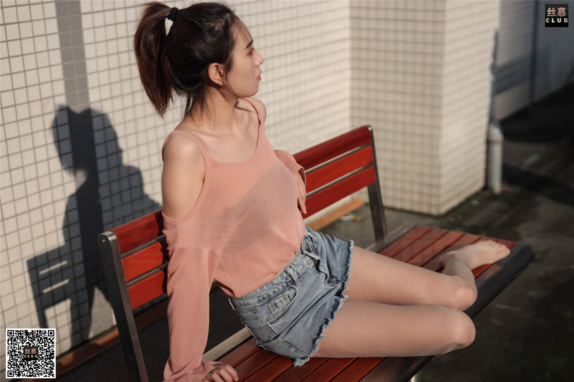 丝慕写真 SM115 新模 阳光下的影子