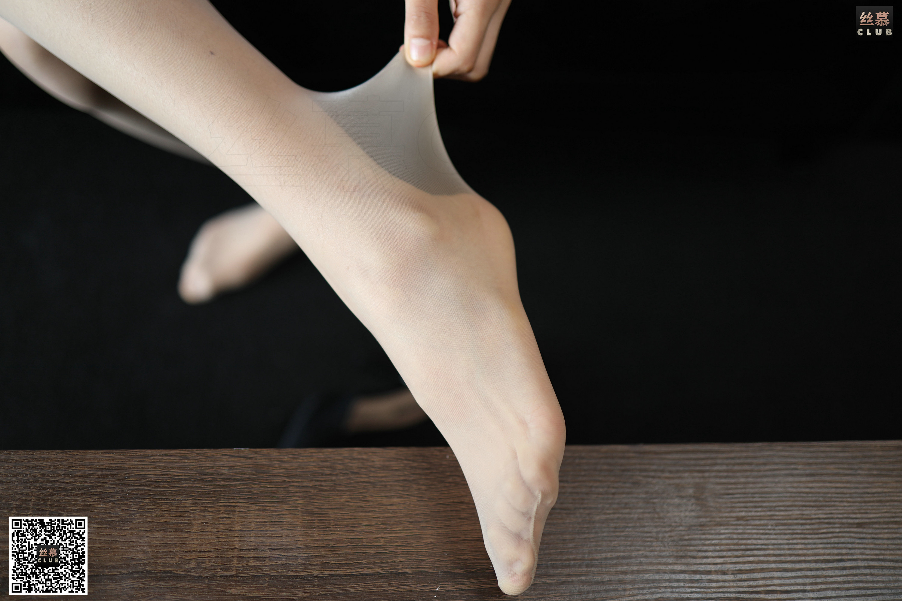 丝慕写真 SM118 新模 – 蓝色衬衣