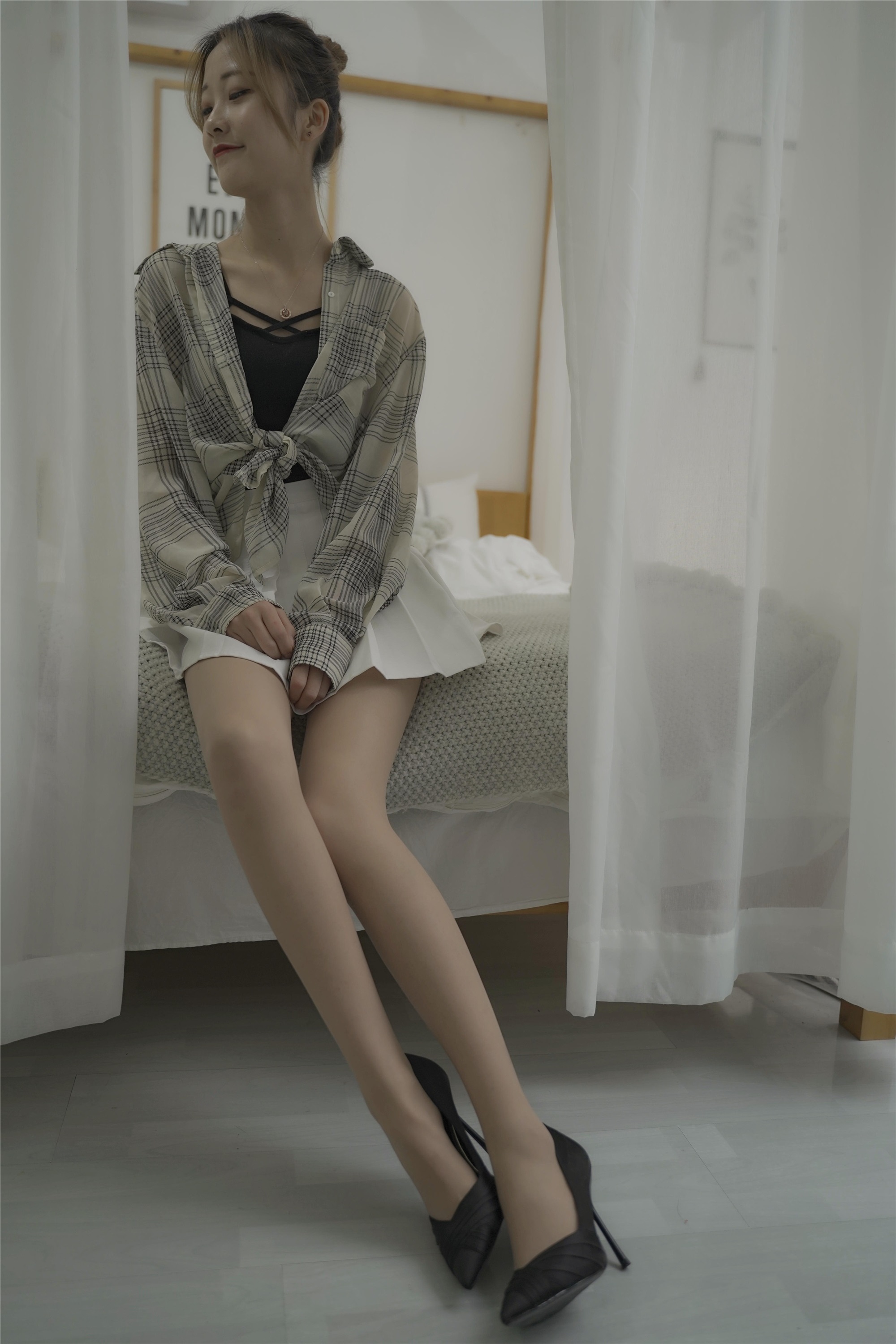 丝慕写真 第034期 模特：芊芊&佳佳《芊芊细丝》