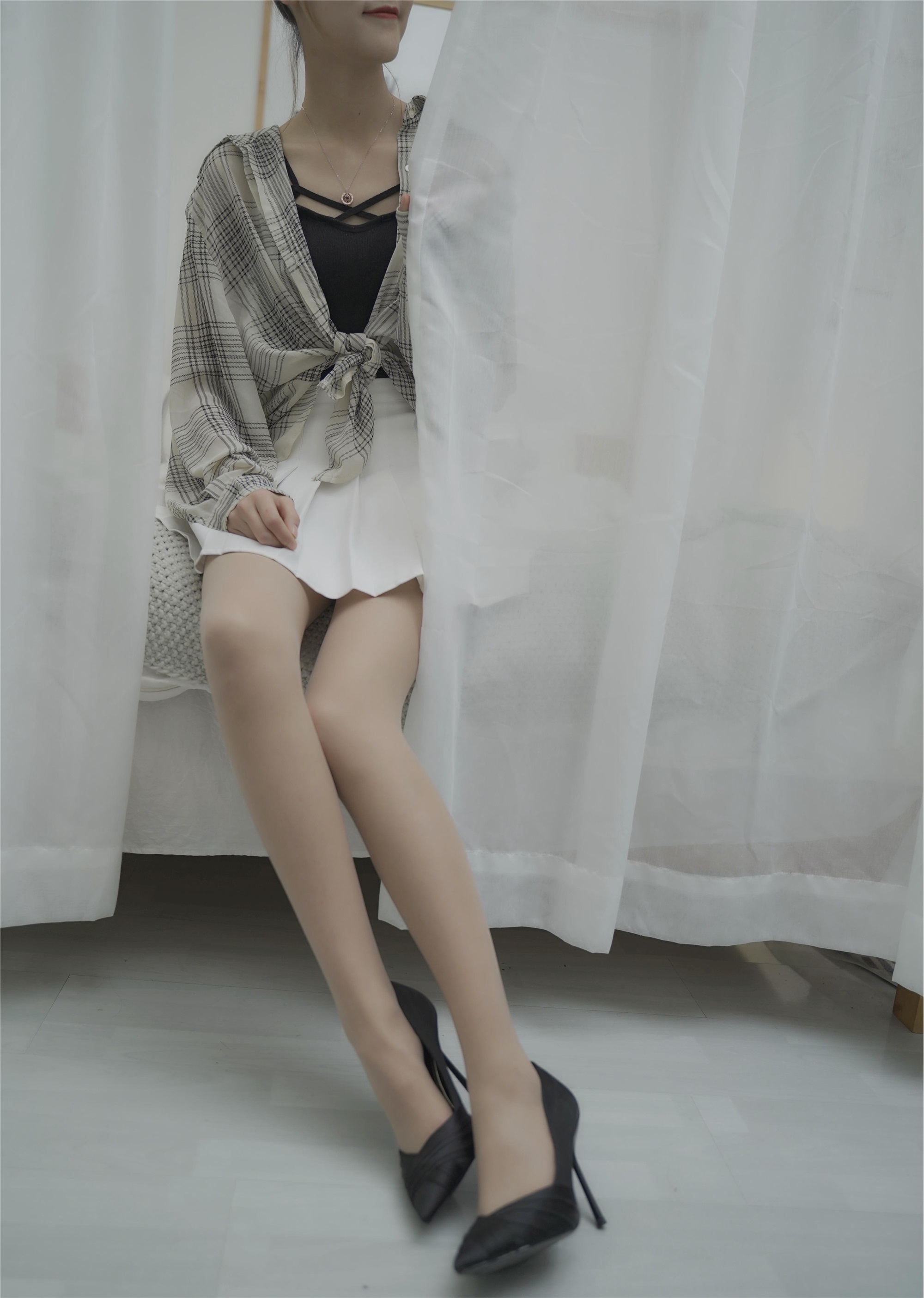 丝慕写真 第034期 模特：芊芊&佳佳《芊芊细丝》