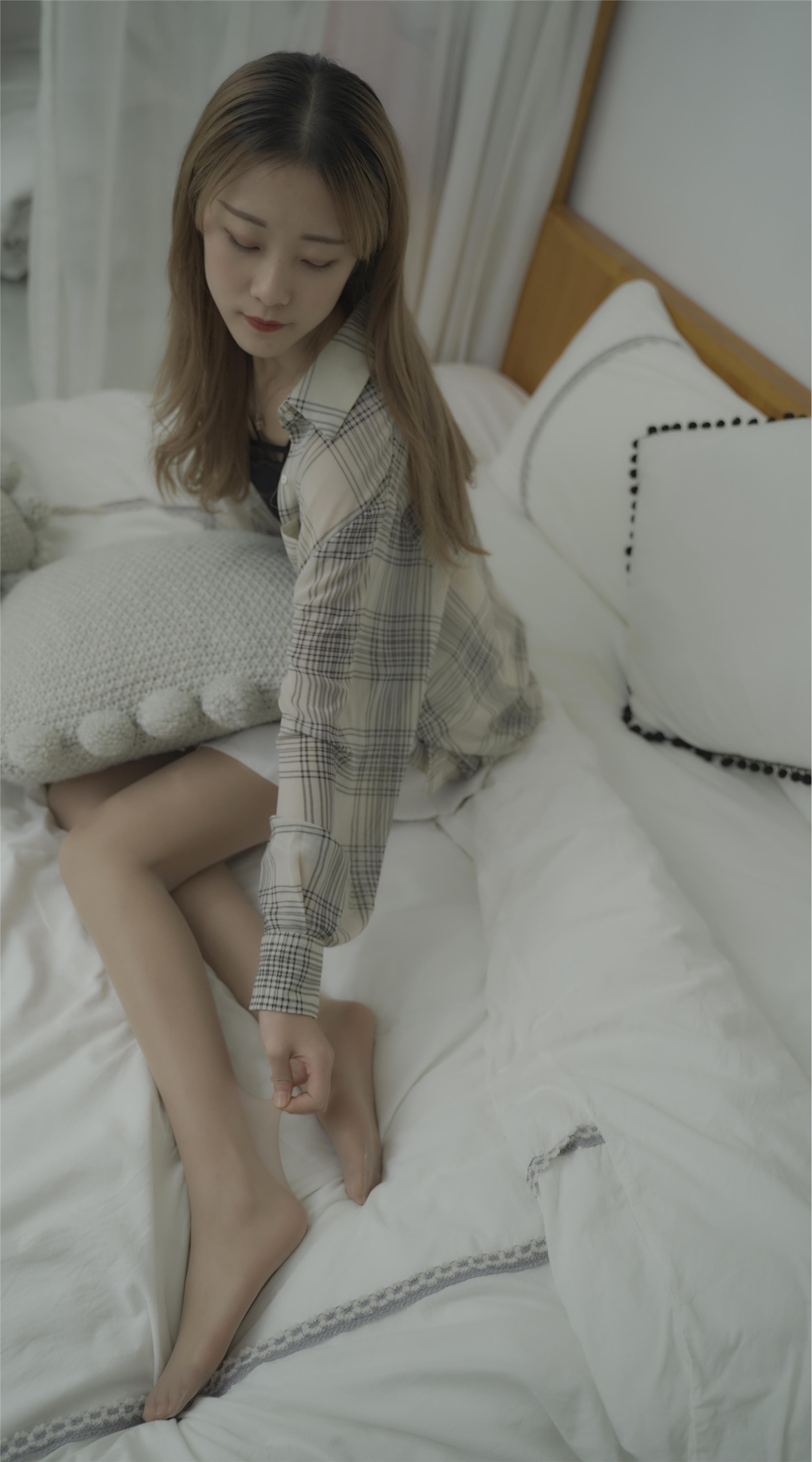 丝慕写真 第034期 模特：芊芊&佳佳《芊芊细丝》