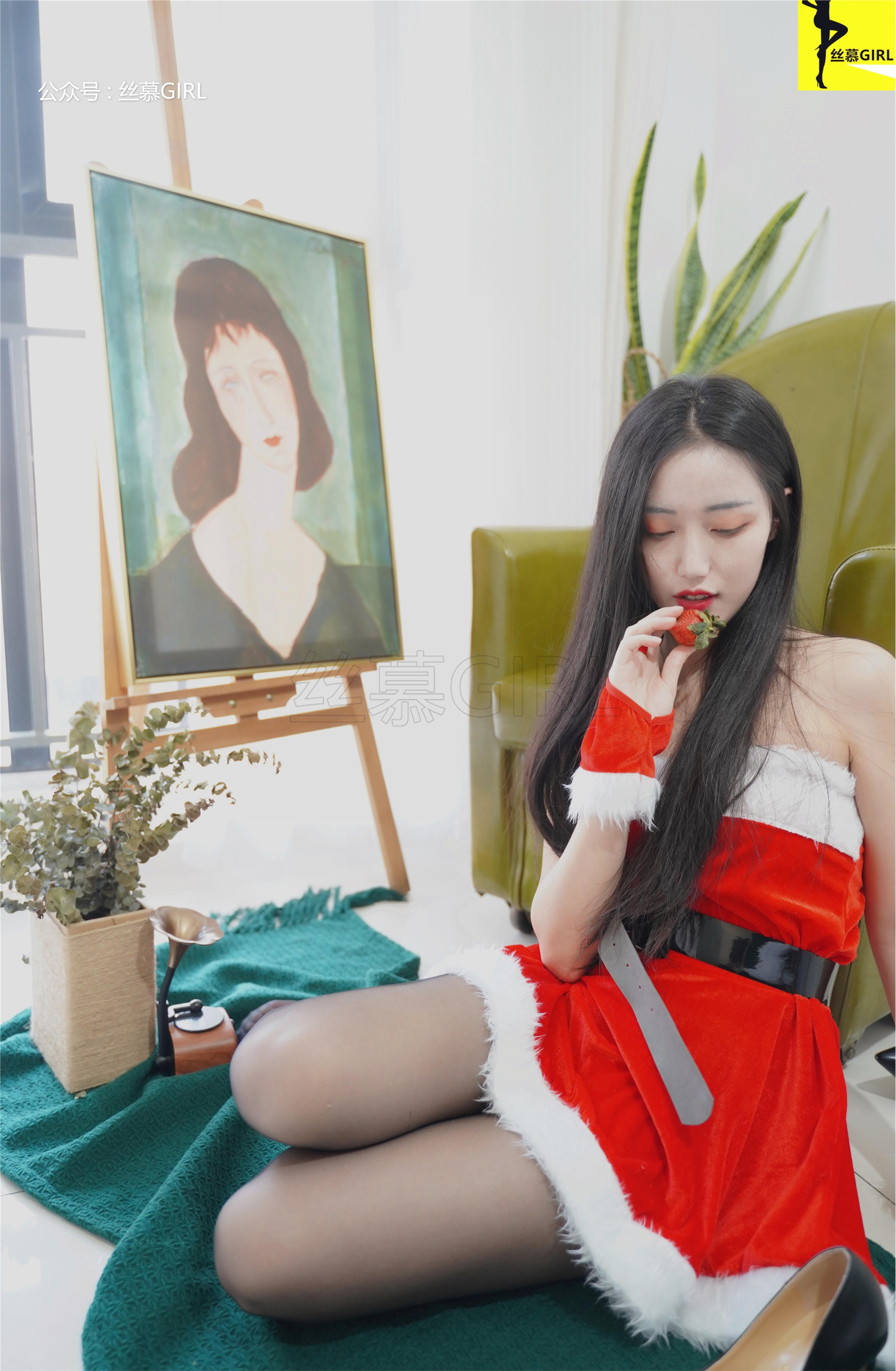 丝慕写真 第041期 模特：婷伊&双双《圣诞特辑》
