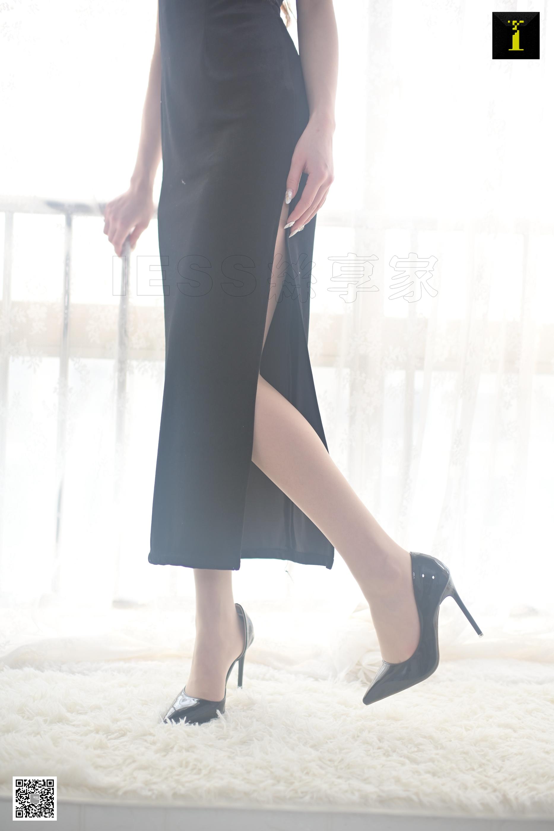 IESS异思趣向 2019.11.14 丝享家617： 云芝长款开衩旗袍