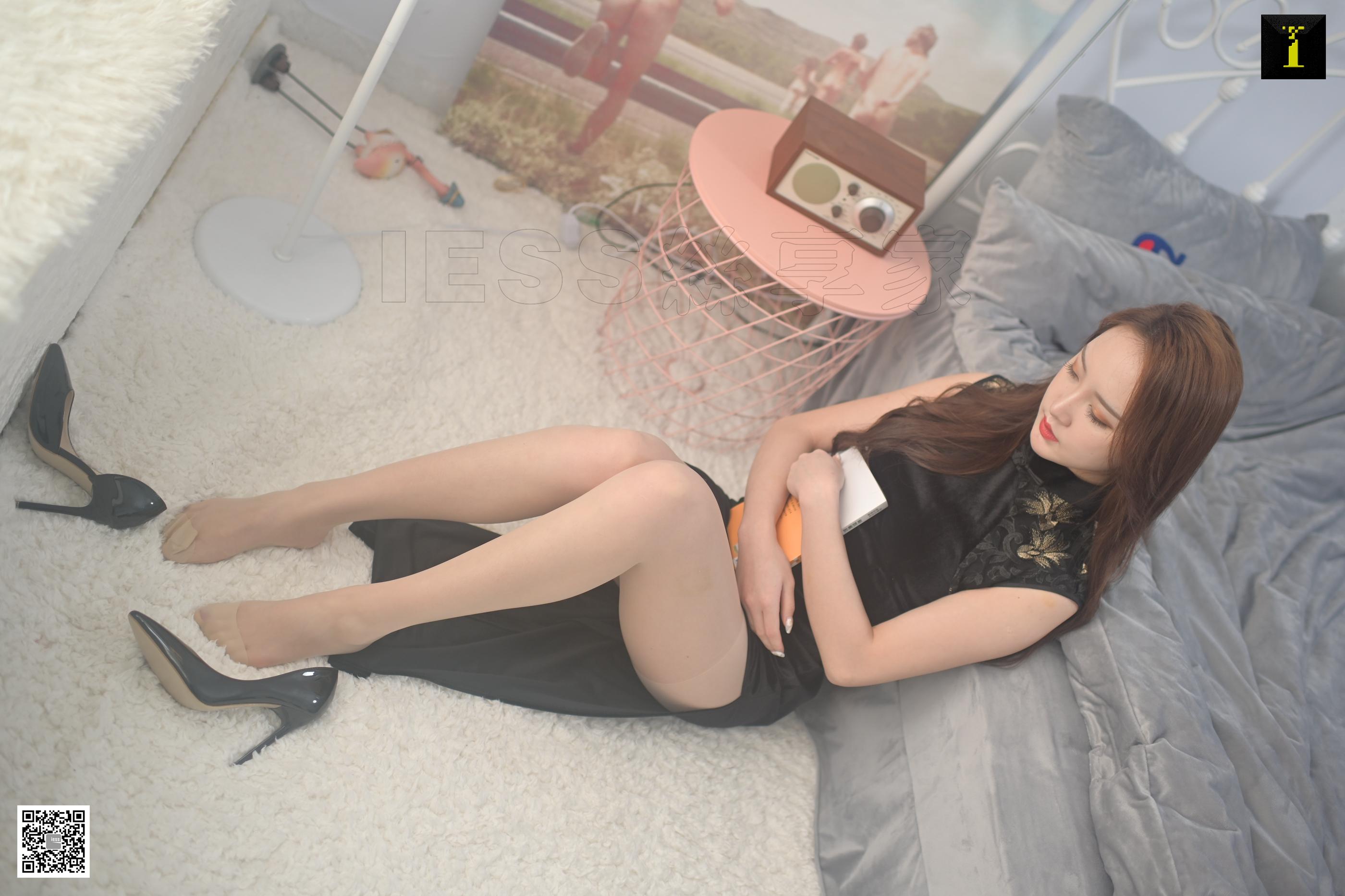 IESS异思趣向 2019.11.14 丝享家617： 云芝长款开衩旗袍