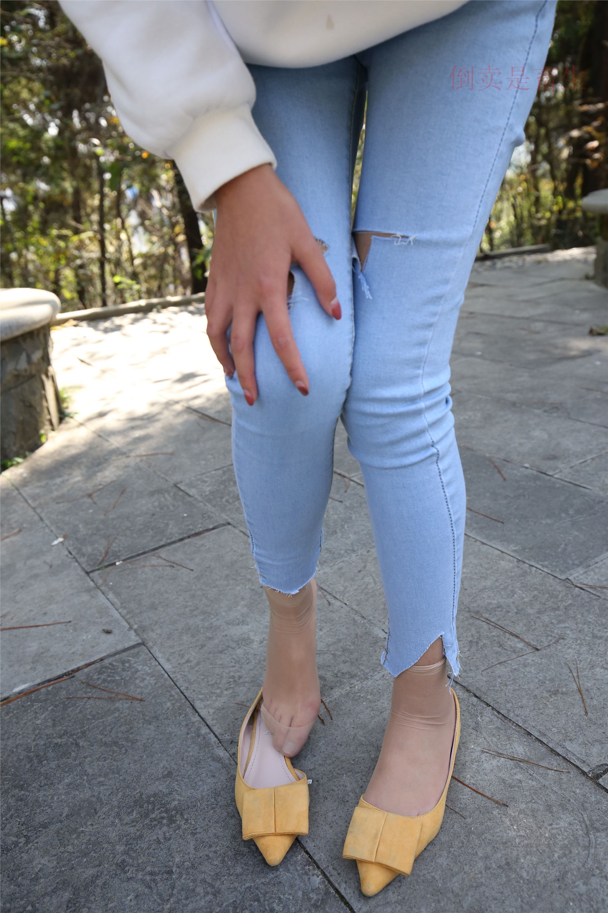 大西瓜美女图片 Z6-3 模特1 9牛仔短丝371p2