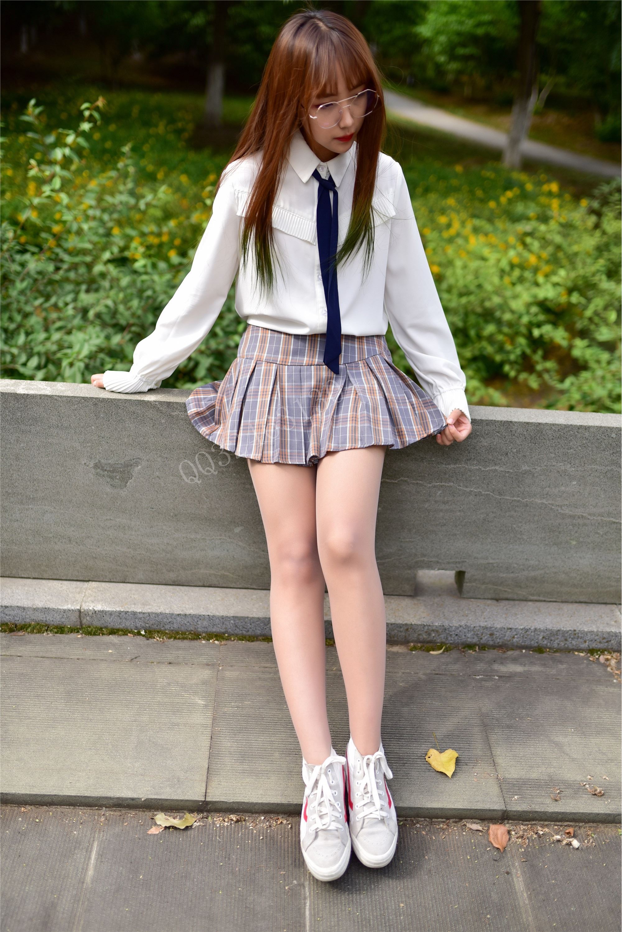 大生模拍  No.036 小蕊 苏格兰情调小短裙