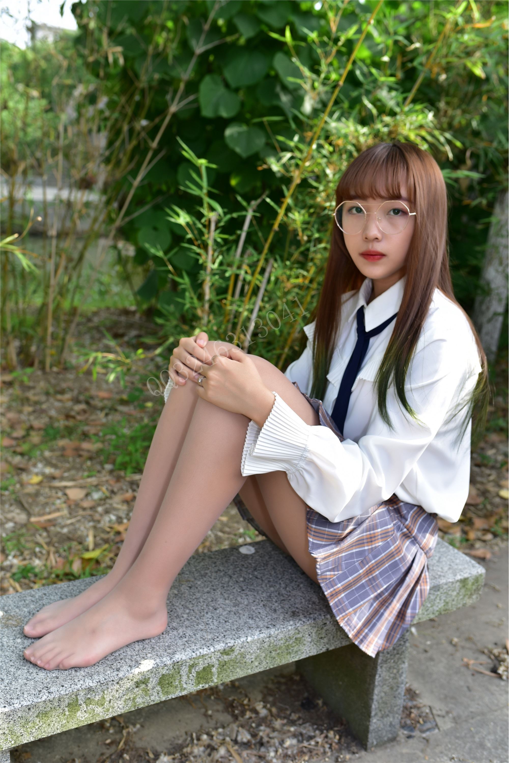 大生模拍  No.036 小蕊 苏格兰情调小短裙