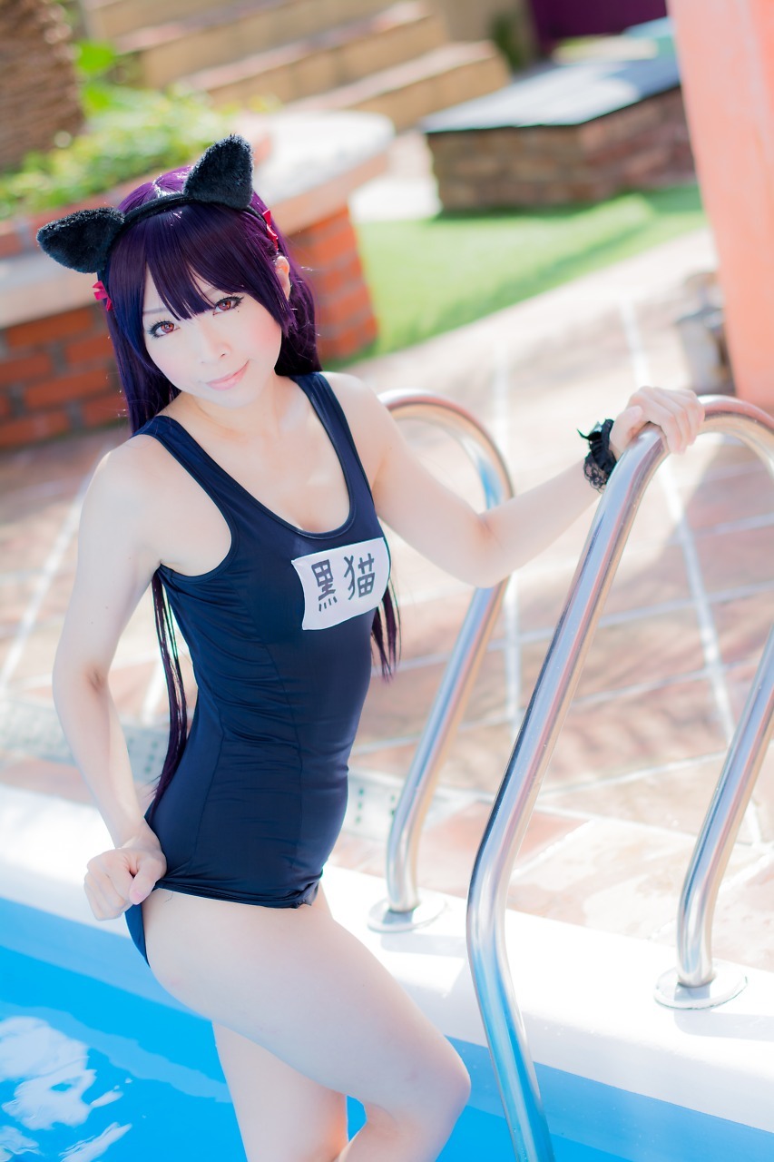 兔玩映画系列 写真-死库水黑猫