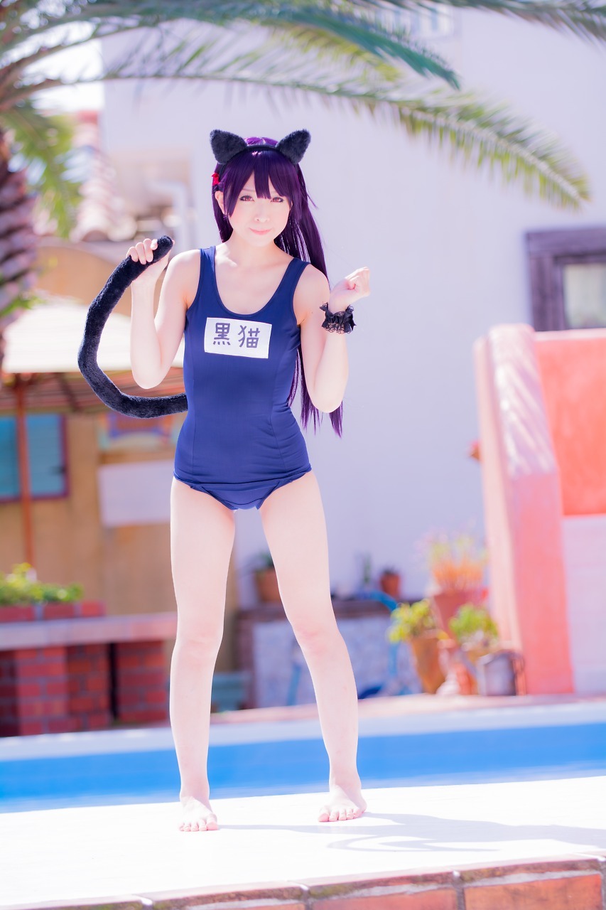 兔玩映画系列 写真-死库水黑猫