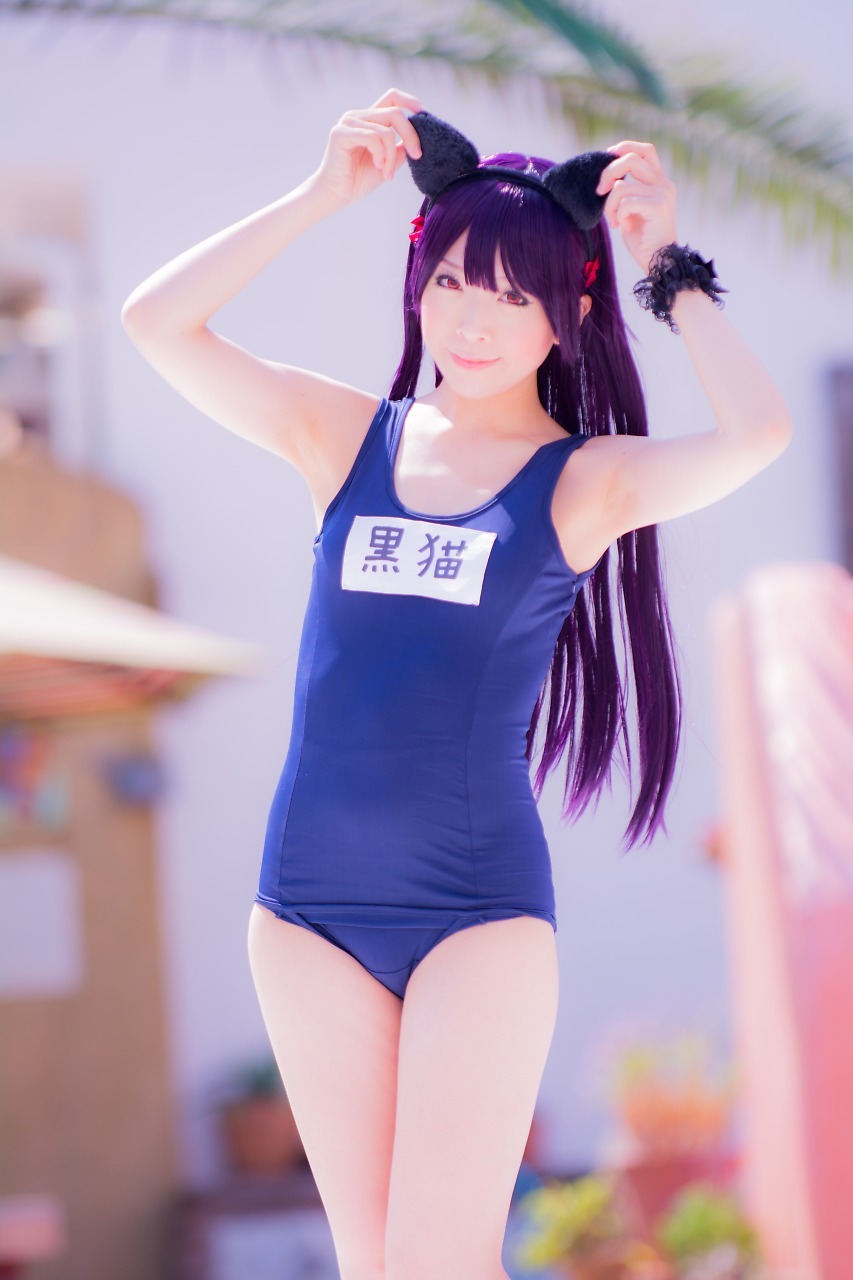 兔玩映画系列 写真-死库水黑猫