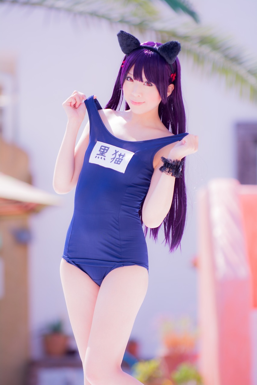 兔玩映画系列 写真-死库水黑猫