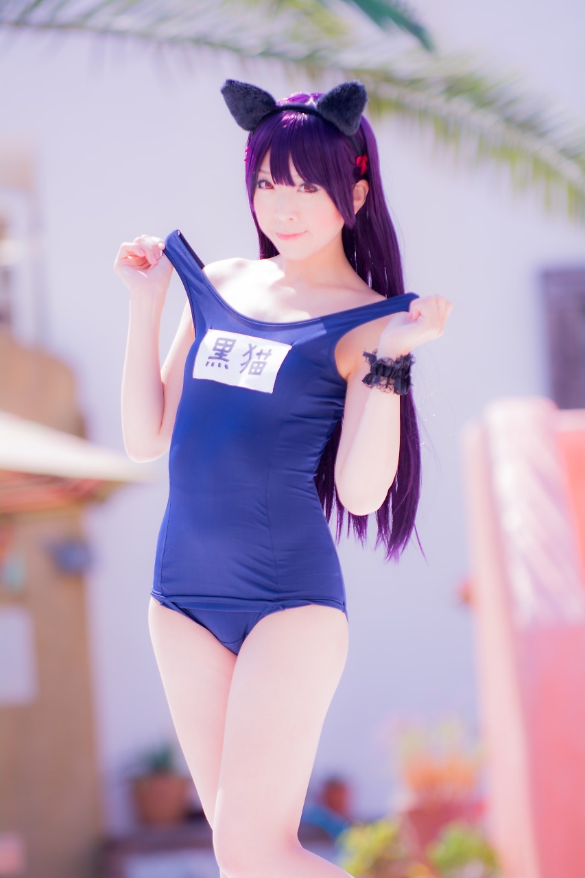 兔玩映画系列 写真-死库水黑猫