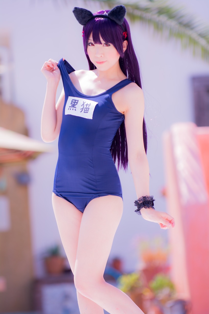 兔玩映画系列 写真-死库水黑猫