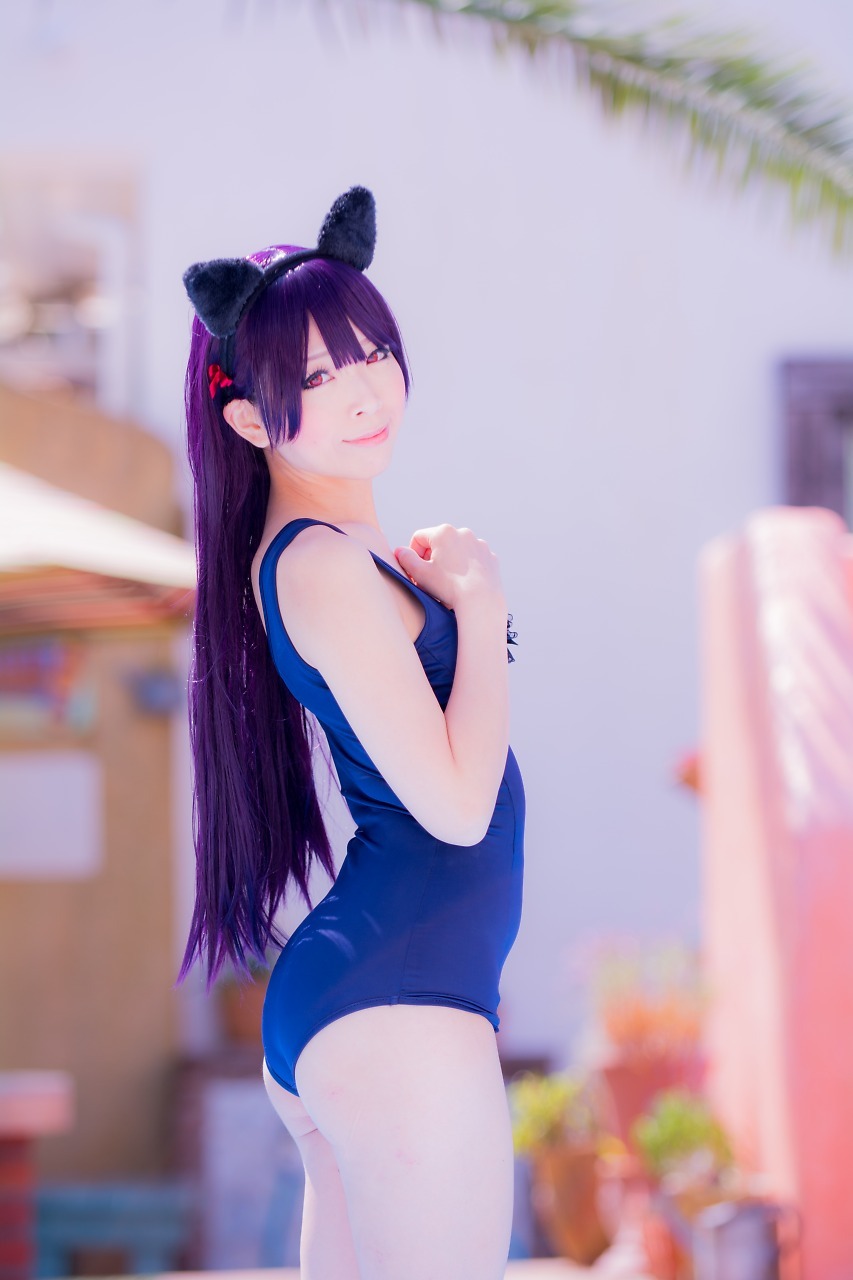 兔玩映画系列 写真-死库水黑猫