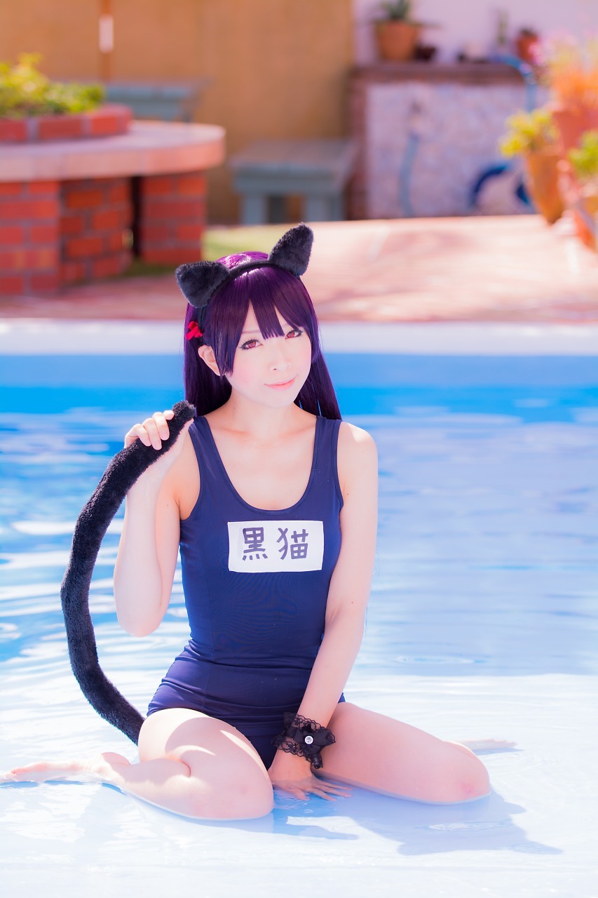 兔玩映画系列 写真-死库水黑猫