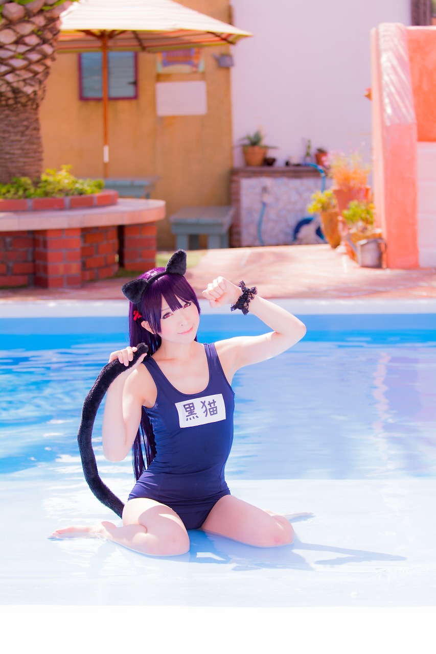 兔玩映画系列 写真-死库水黑猫