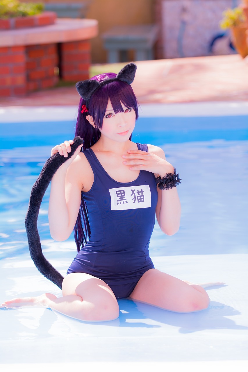 兔玩映画系列 写真-死库水黑猫