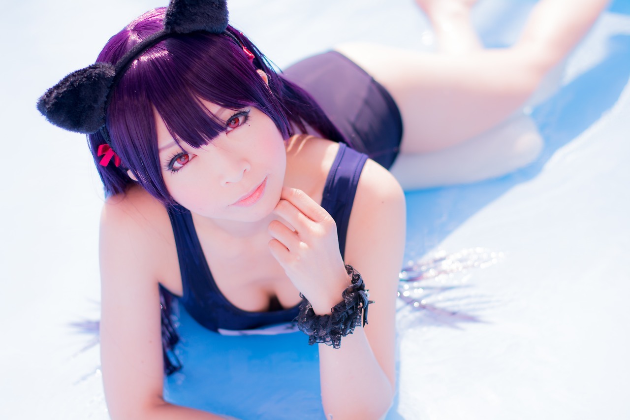 兔玩映画系列 写真-死库水黑猫