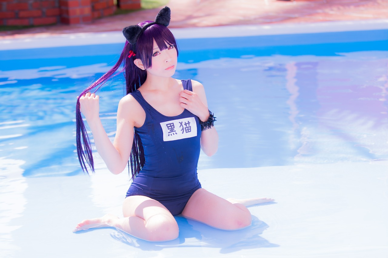 兔玩映画系列 写真-死库水黑猫