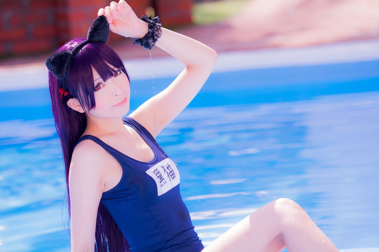 兔玩映画系列 写真-死库水黑猫