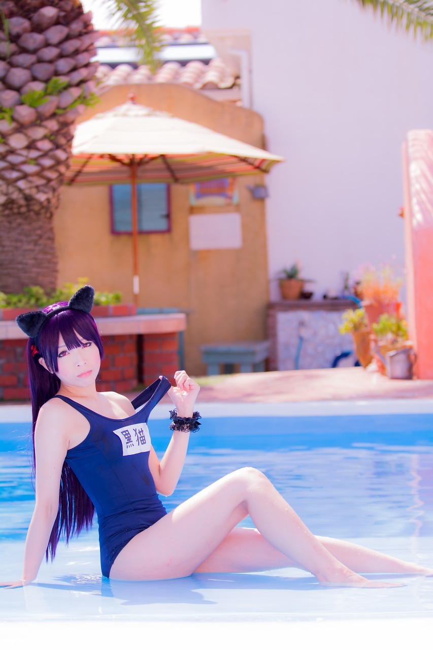 兔玩映画系列 写真-死库水黑猫