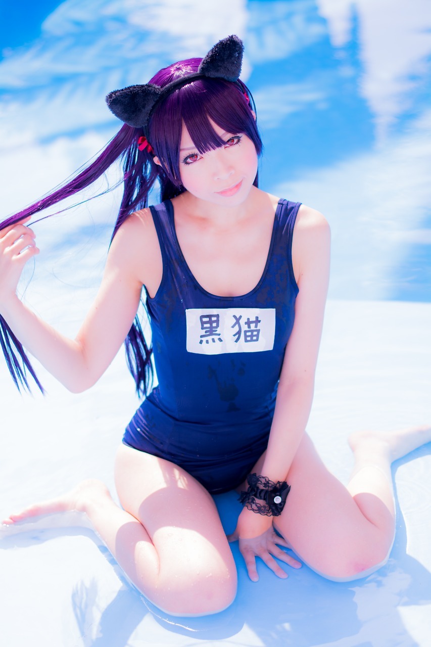 兔玩映画系列 写真-死库水黑猫