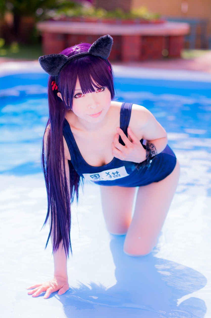 兔玩映画系列 写真-死库水黑猫