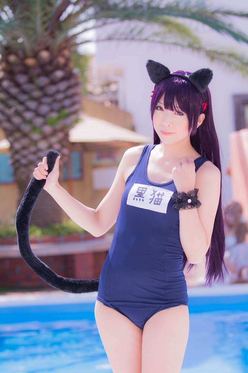 兔玩映画系列 写真-死库水黑猫