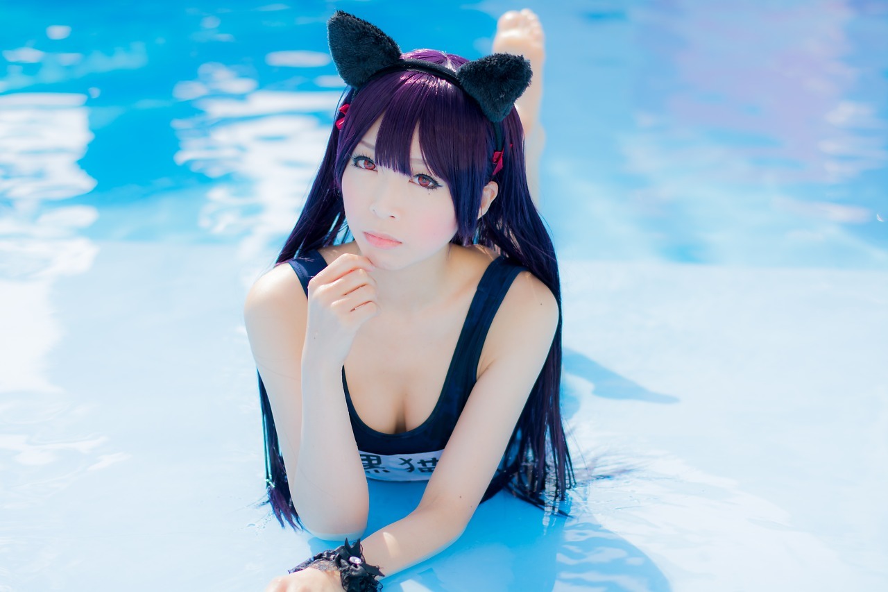 兔玩映画系列 写真-死库水黑猫