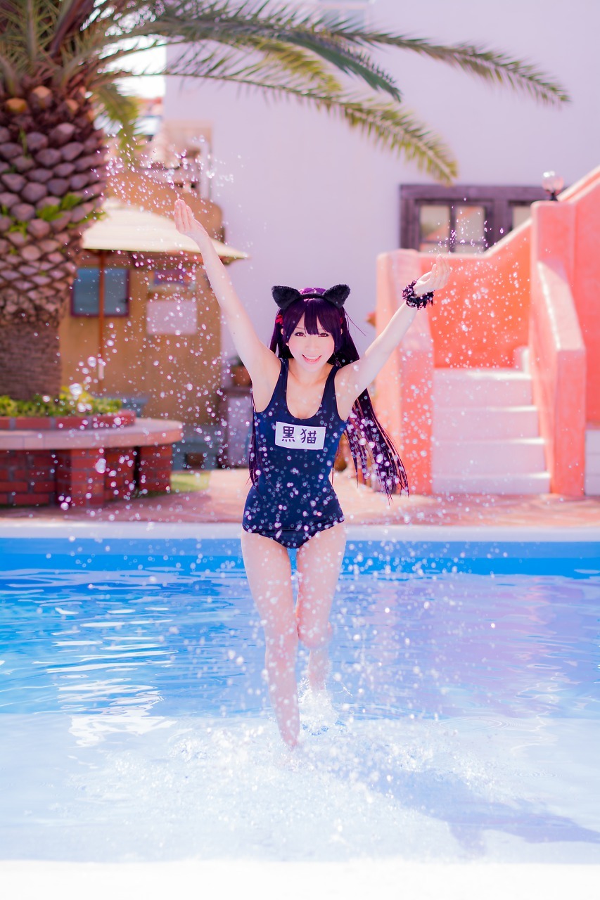 兔玩映画系列 写真-死库水黑猫