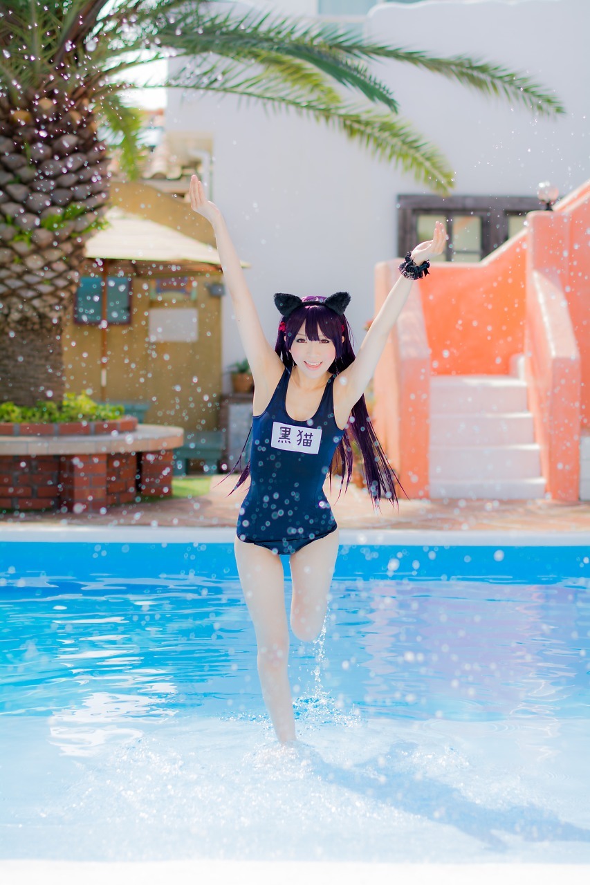 兔玩映画系列 写真-死库水黑猫