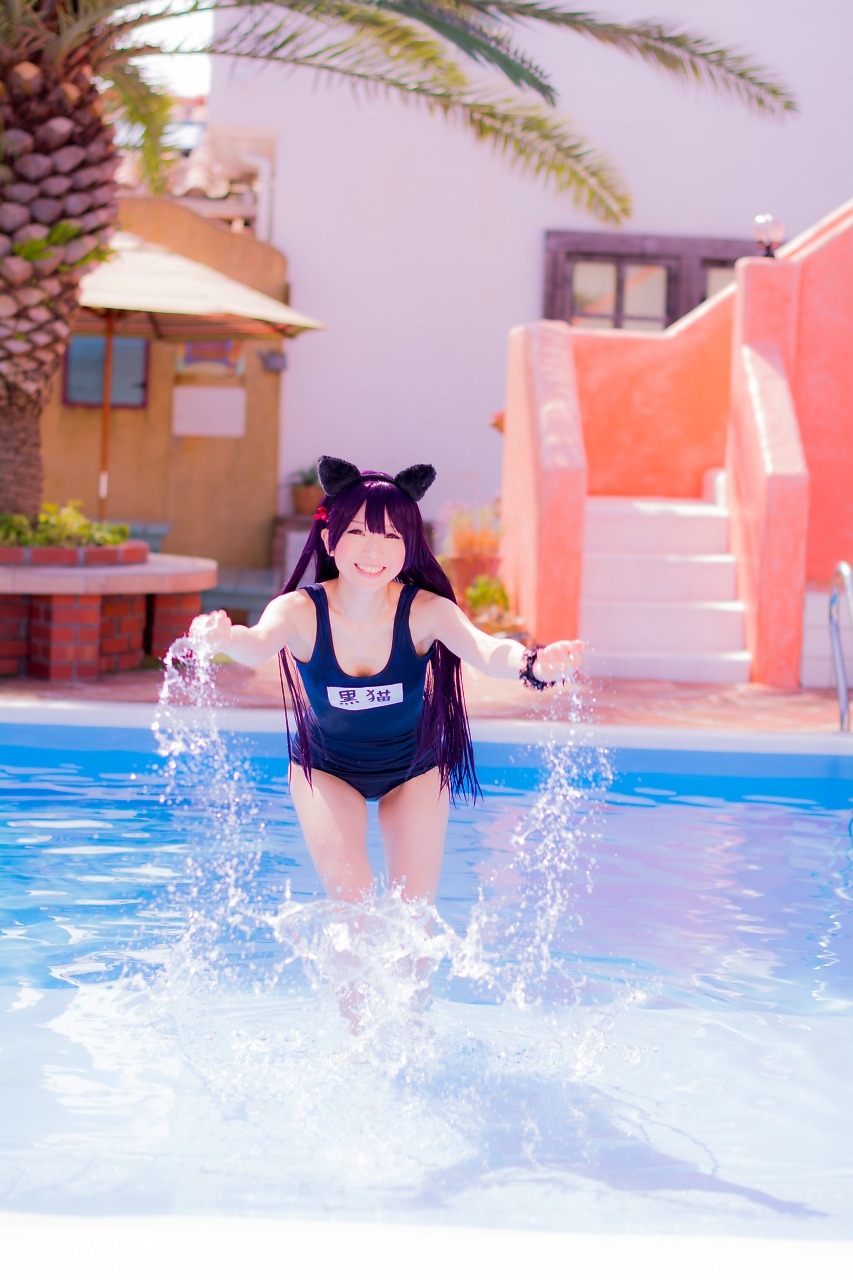 兔玩映画系列 写真-死库水黑猫