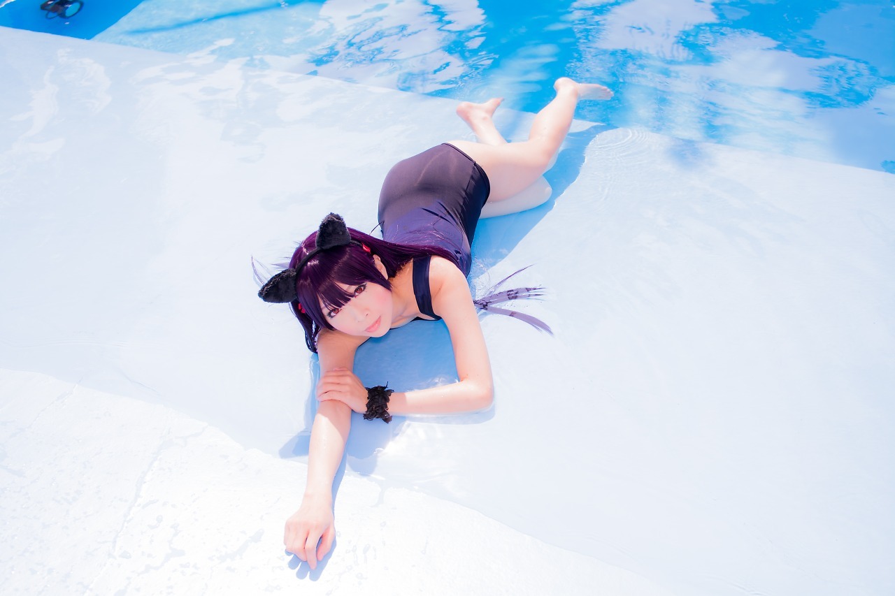 兔玩映画系列 写真-死库水黑猫