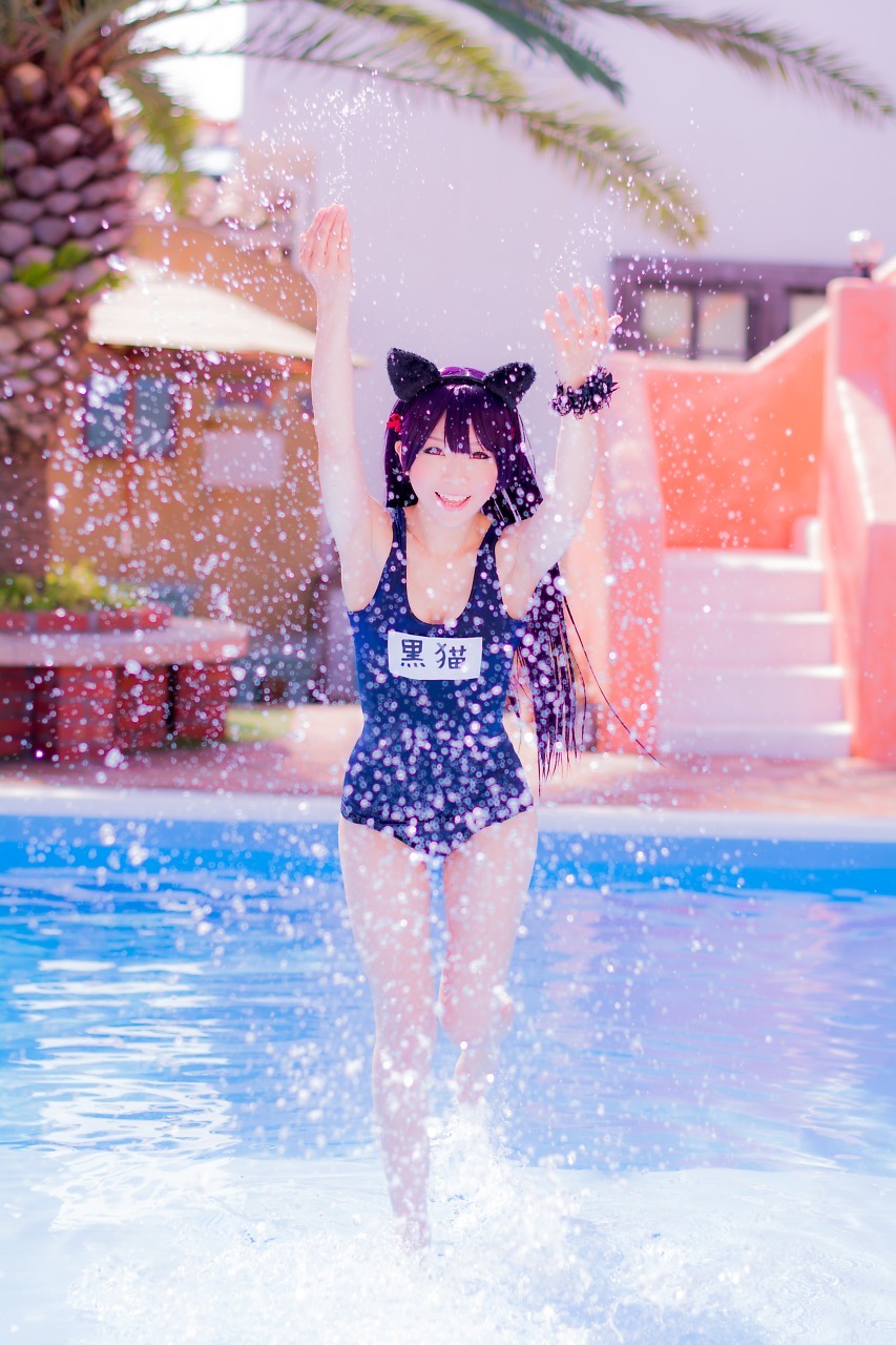 兔玩映画系列 写真-死库水黑猫