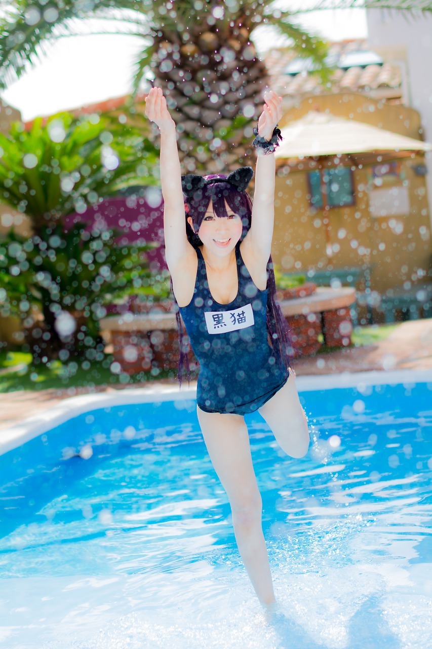 兔玩映画系列 写真-死库水黑猫