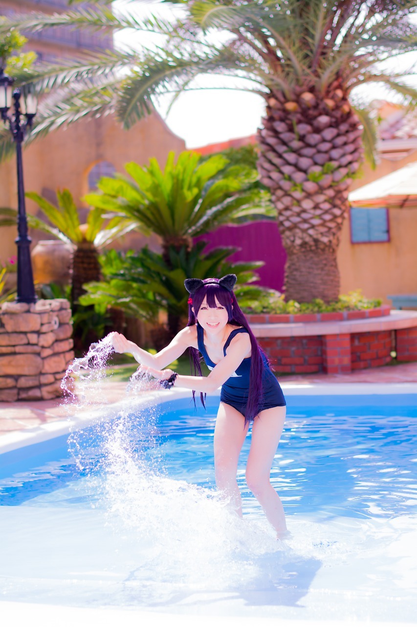 兔玩映画系列 写真-死库水黑猫