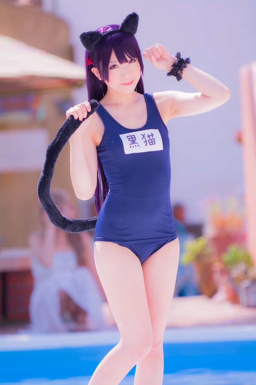 兔玩映画系列 写真-死库水黑猫