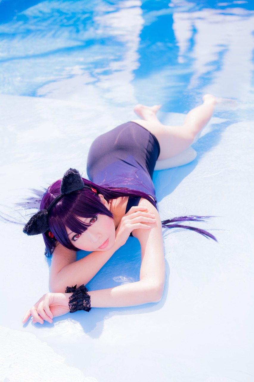 兔玩映画系列 写真-死库水黑猫