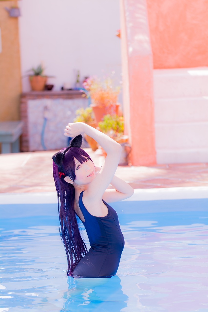 兔玩映画系列 写真-死库水黑猫