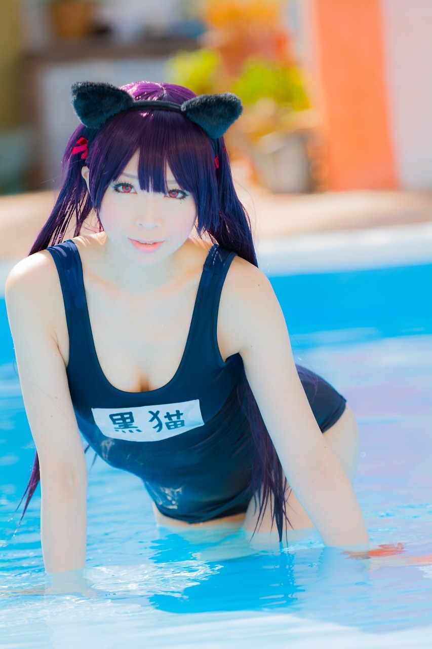 兔玩映画系列 写真-死库水黑猫