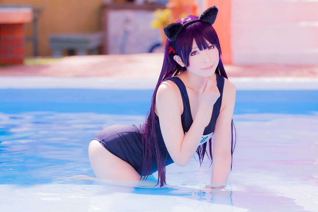 兔玩映画系列 写真-死库水黑猫