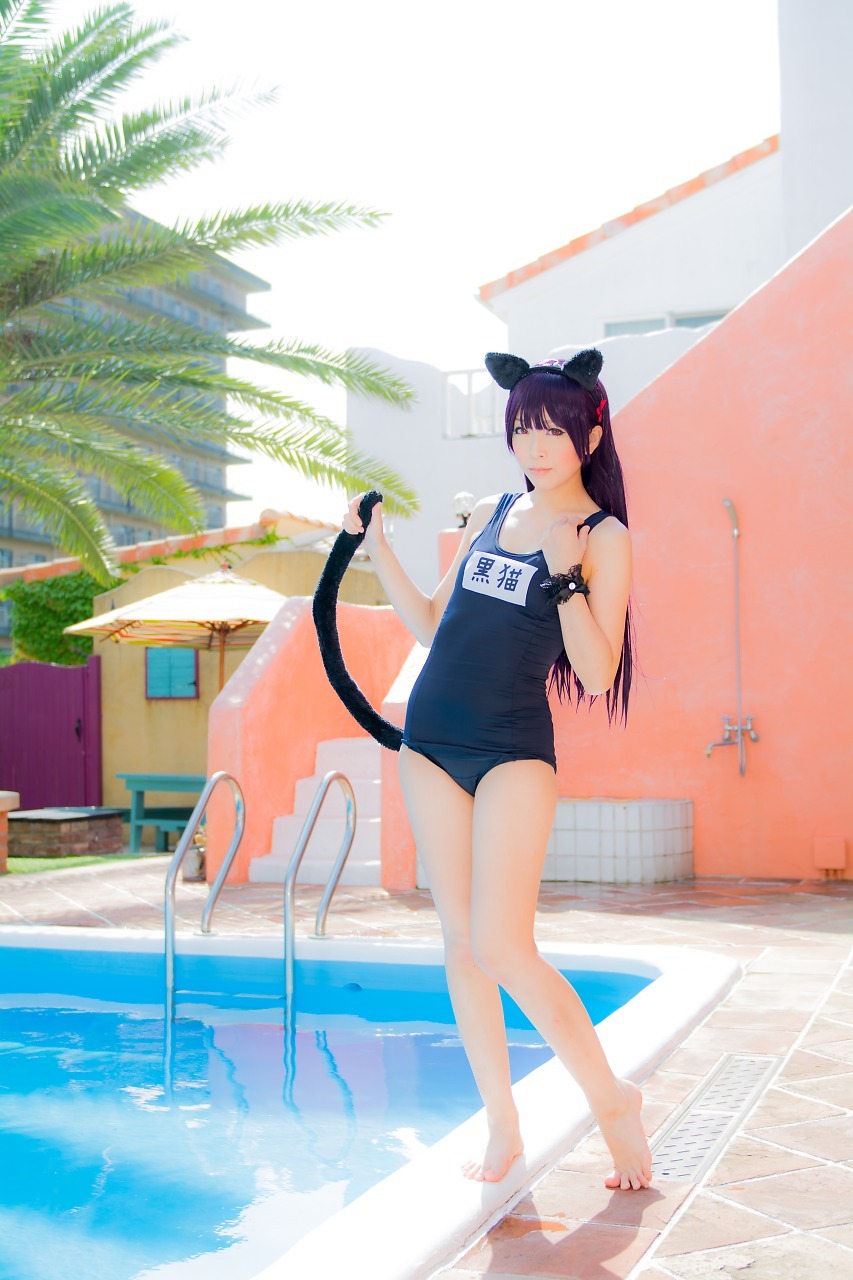 兔玩映画系列 写真-死库水黑猫