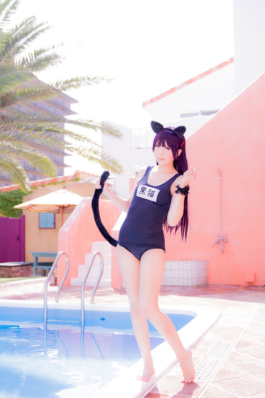 兔玩映画系列 写真-死库水黑猫