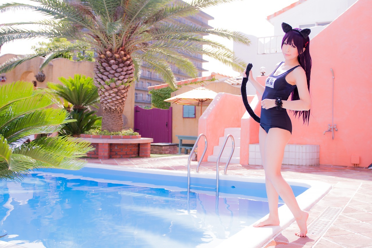 兔玩映画系列 写真-死库水黑猫