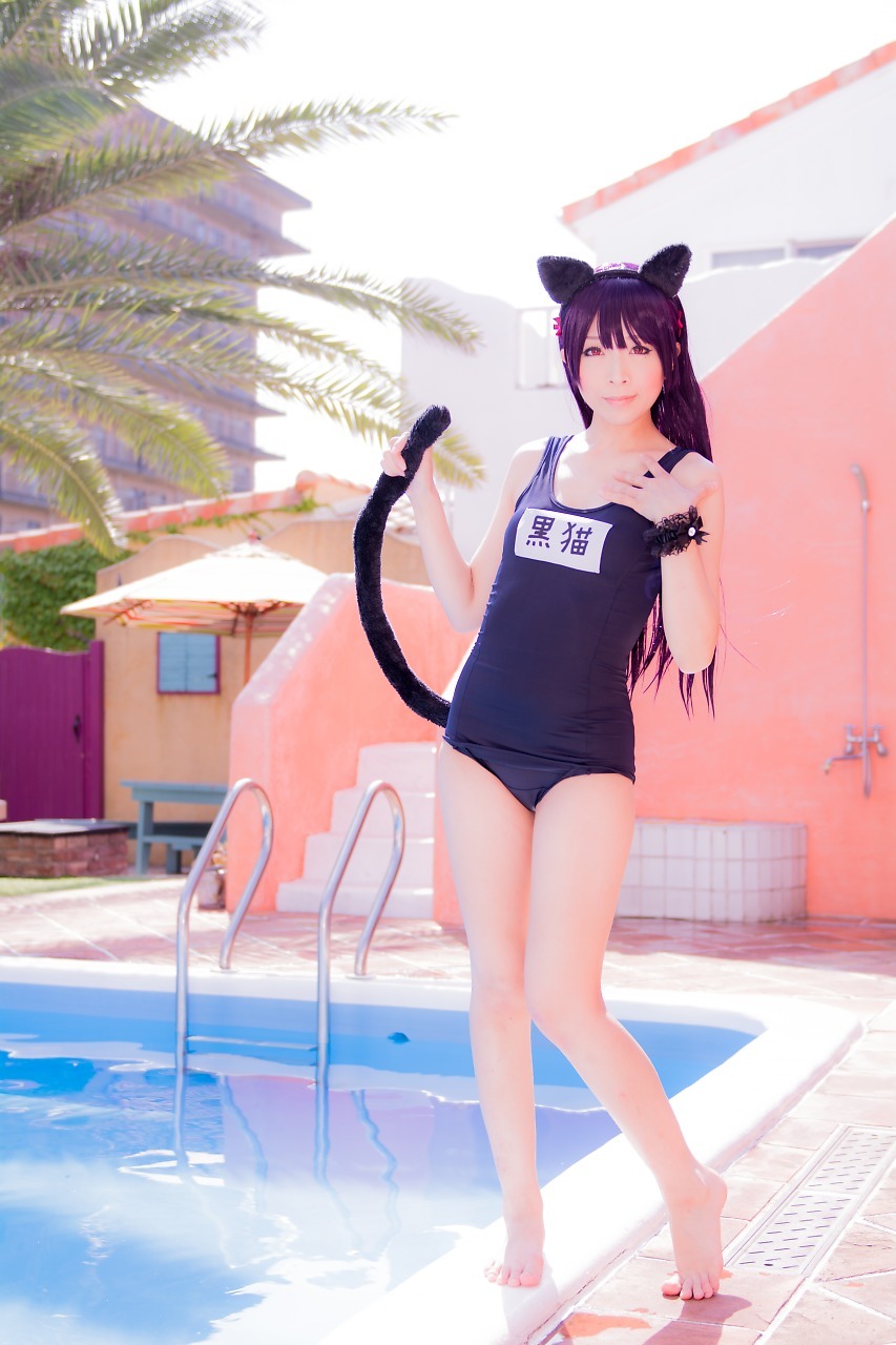 兔玩映画系列 写真-死库水黑猫