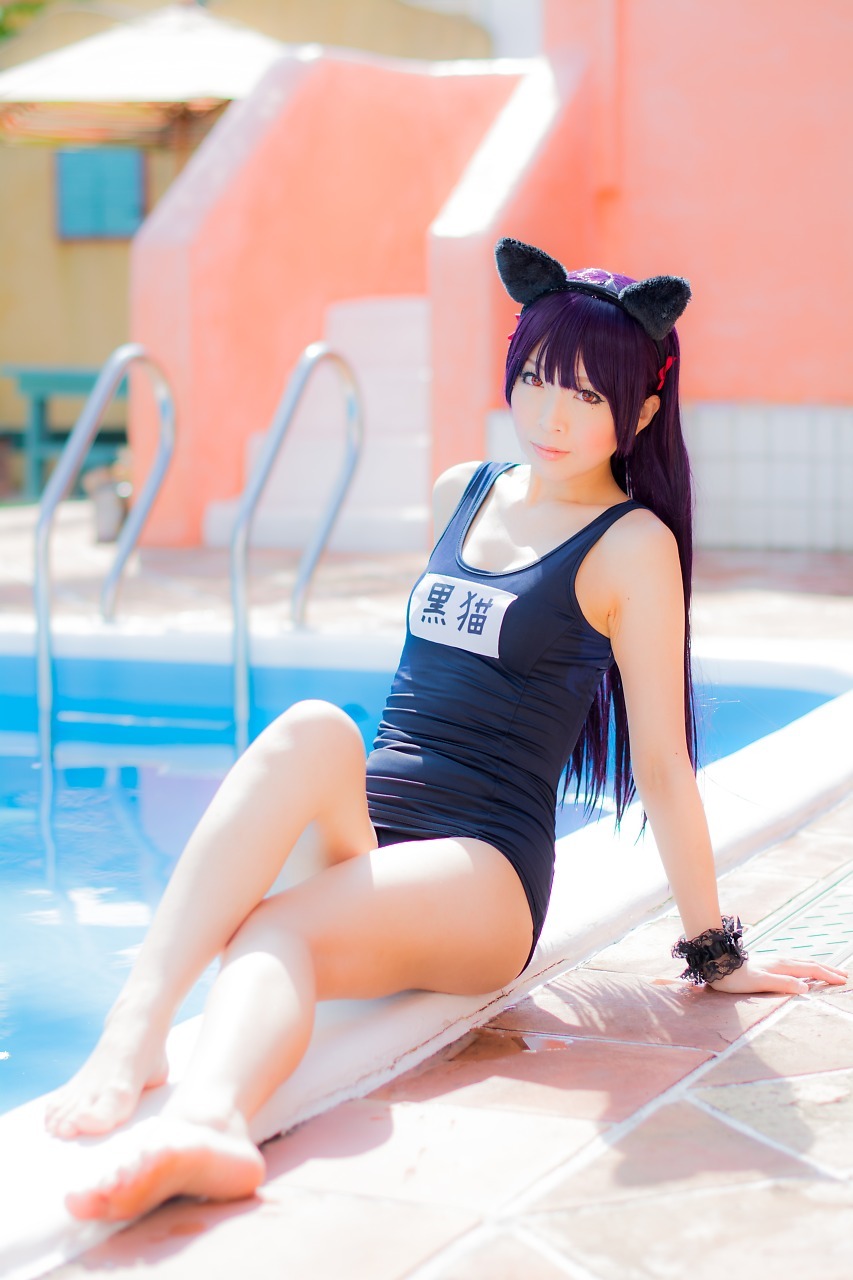 兔玩映画系列 写真-死库水黑猫