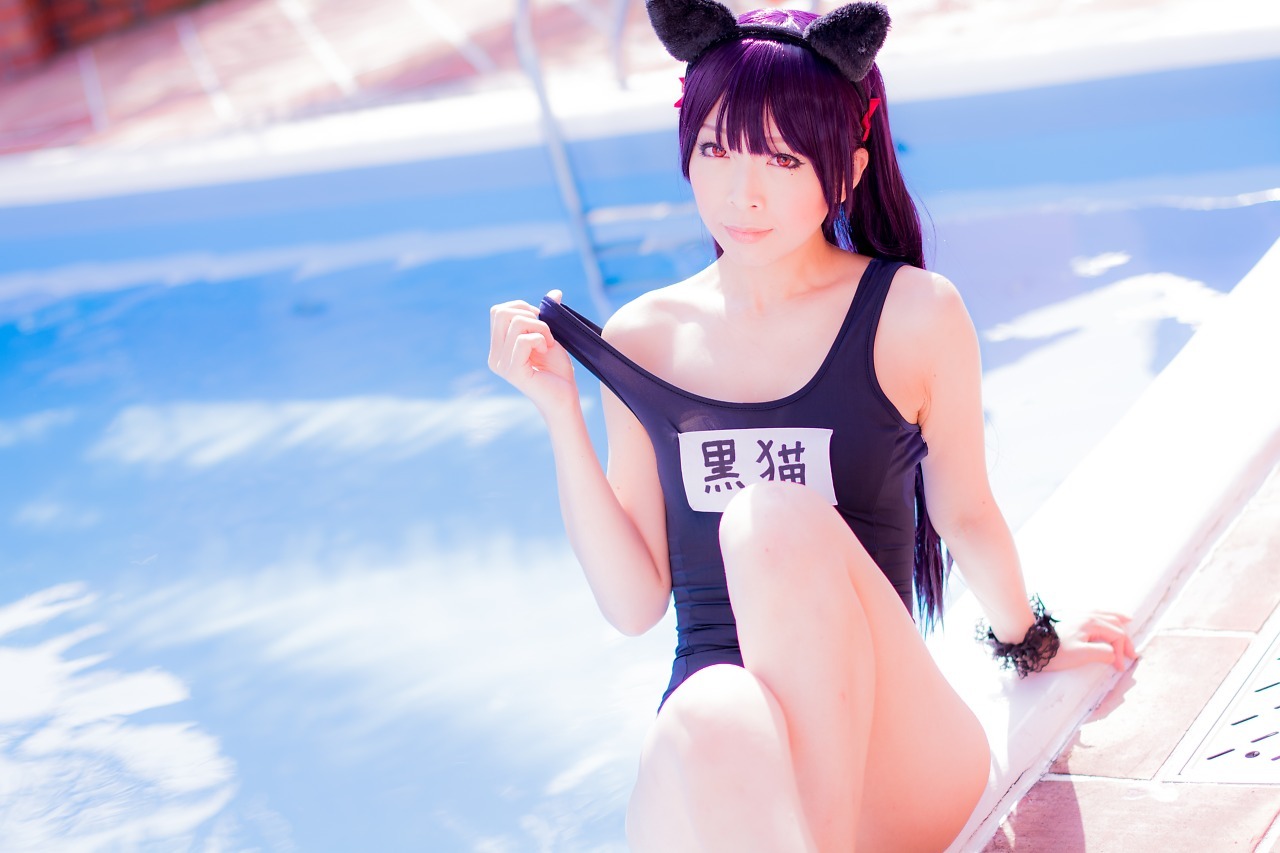 兔玩映画系列 写真-死库水黑猫