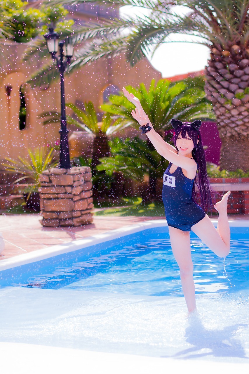 兔玩映画系列 写真-死库水黑猫